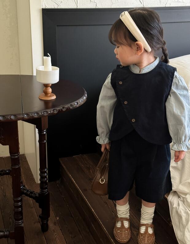 2023新作★キッズ服　トップス&ベスト+ズボン★80-130★