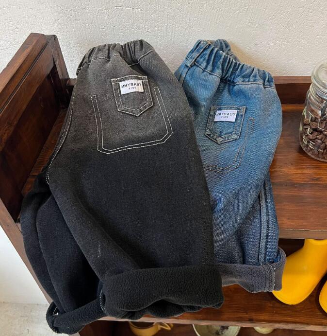 2023秋冬★子供服　厚手デニムズボン★90-140cm★2色