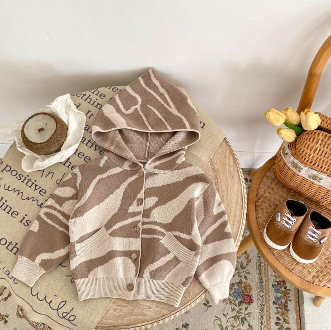 「2023秋」子供服★トップス★カーディガン★ニット★韓国風子供服★ベビー★66-100CM