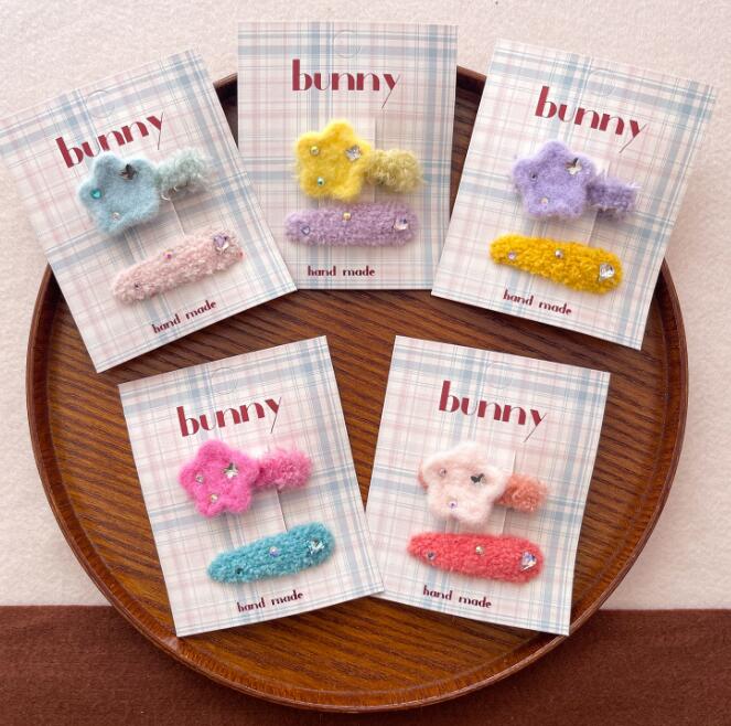 髪飾り★まとめ髪用★ヘアアクセサリー★子供用★キッズ★ヘアピン★2枚入り★多色