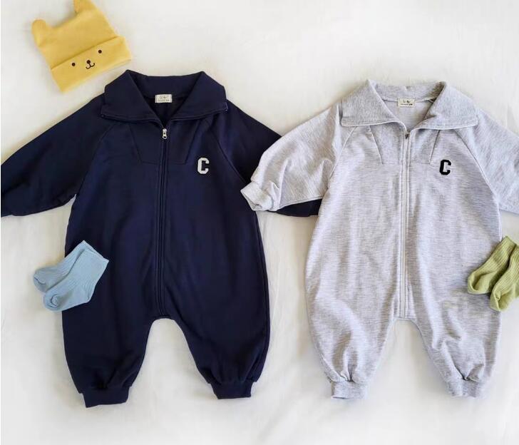 2023★春秋新作★韓国風子供服★ロンパース★2色66-90CM