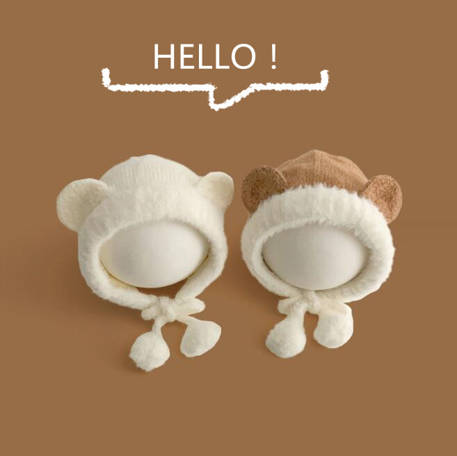 子供用★帽子★耳カバー★ベビー★男女兼用★暖かい★防寒★可愛い★4色