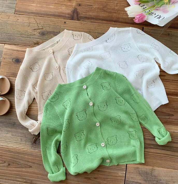 2023★春秋新作★韓国風子供服★カーディガン★3色73-140CM