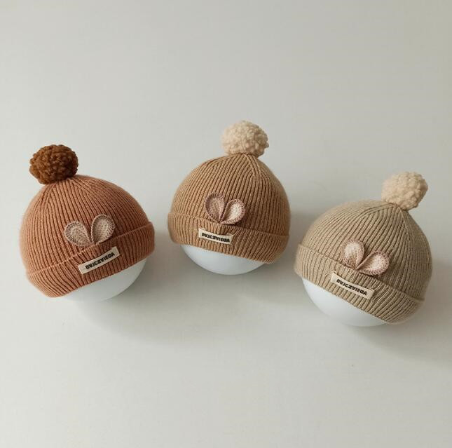 子供用★帽子★ベビー★男女兼用★暖かい★防寒★可愛い★ニット帽子★5色