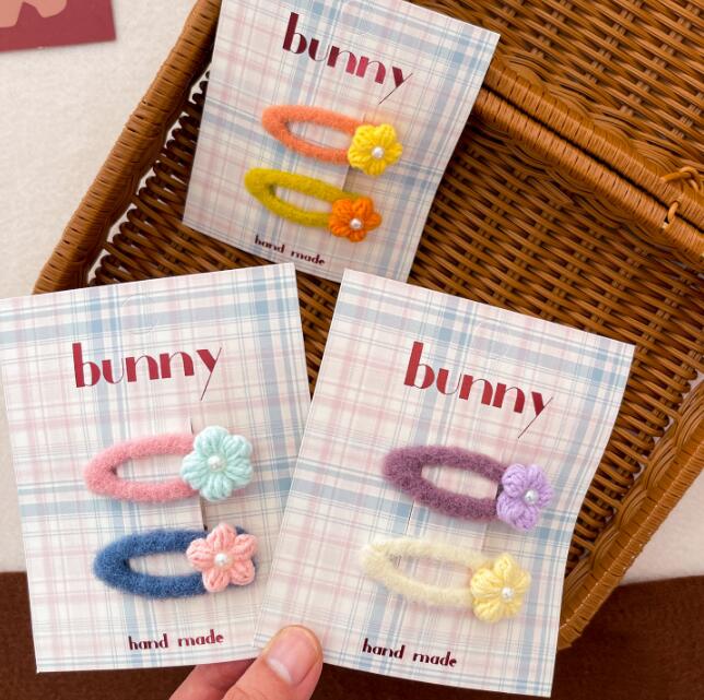 髪飾り★まとめ髪用★ヘアアクセサリー★キッズ女の子★ヘアピン★可愛い★2枚入り★多色