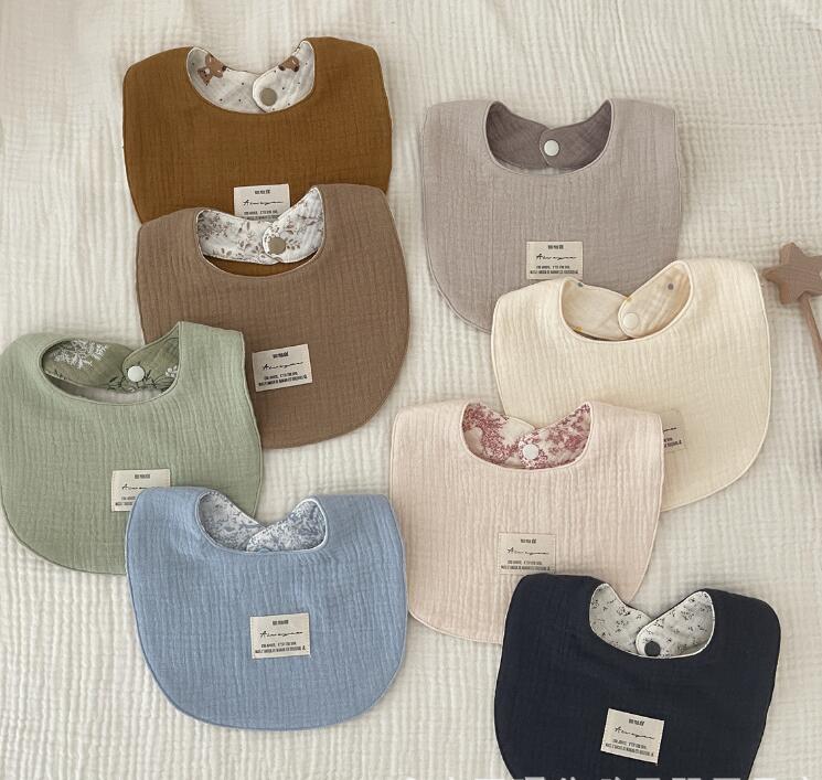 新登場★ベビー涎掛け★棉質　8種★食事用★
