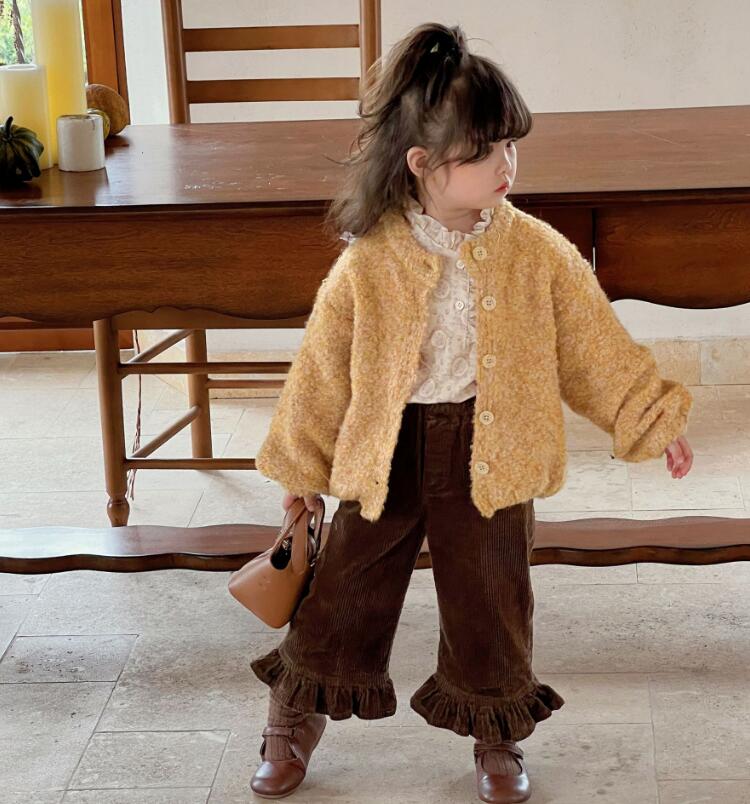 2023★春秋新作★韓国風子供服★コート★シャツ★ズボン★分けて販売★90-140CM