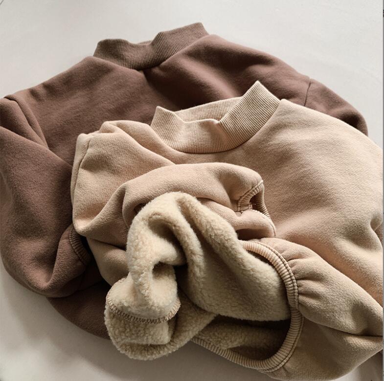 2023★秋冬新作★韓国風子供服★トレーナー★厚手★2色80-130CM