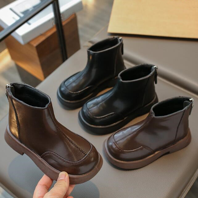 靴★子供靴★シューズ★ショートブーツ★キッズ女の子★2色★23-36#