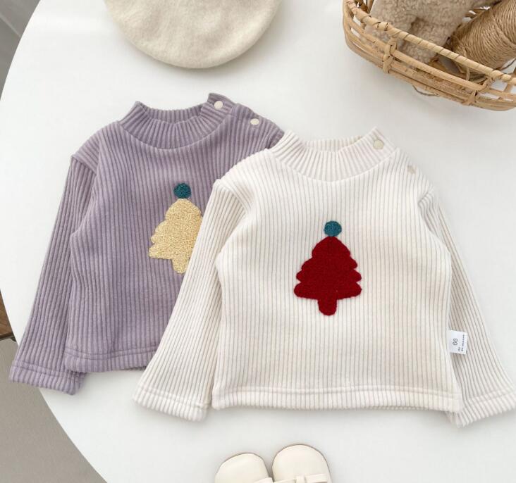 子供服★カシュクール★トップス★裏起毛★韓国風子供服★ベビー★2色★66-90CM