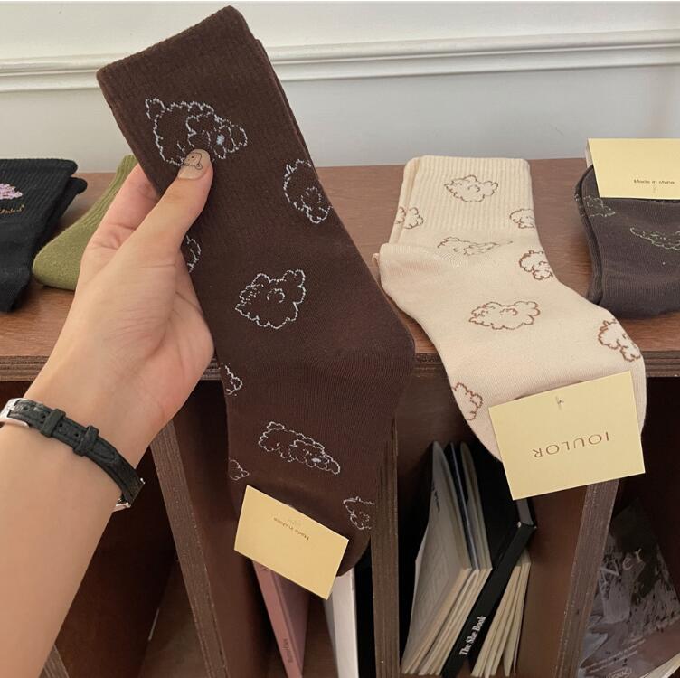 2023★春秋新作★ソックス★レディース靴下★5色