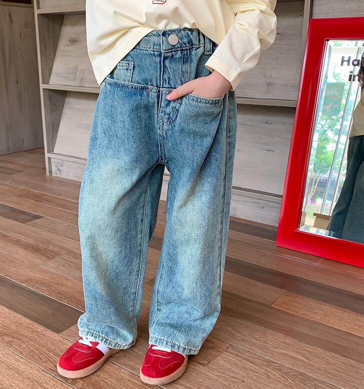 2023★春秋新作★韓国風子供服★ジーンズ★90-150CM