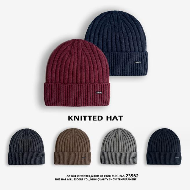 帽子★大人用★ニット帽子★韓国風★レディース/メンズ★無地★暖かい★6色