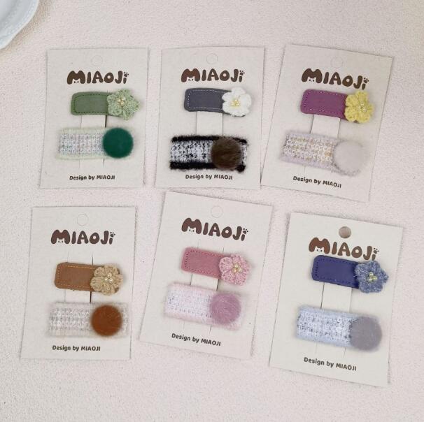 髪飾り★まとめ髪用★ヘアアクセサリー★子供用★キッズ★ヘアピン★2枚入り★多色