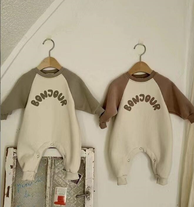2023★春秋新作★韓国風ベビー服★ロンパース★2色66-90CM