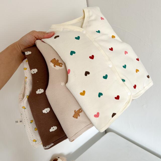 2023秋冬★ベビー服　厚手ベストコート★66-100cm★4種