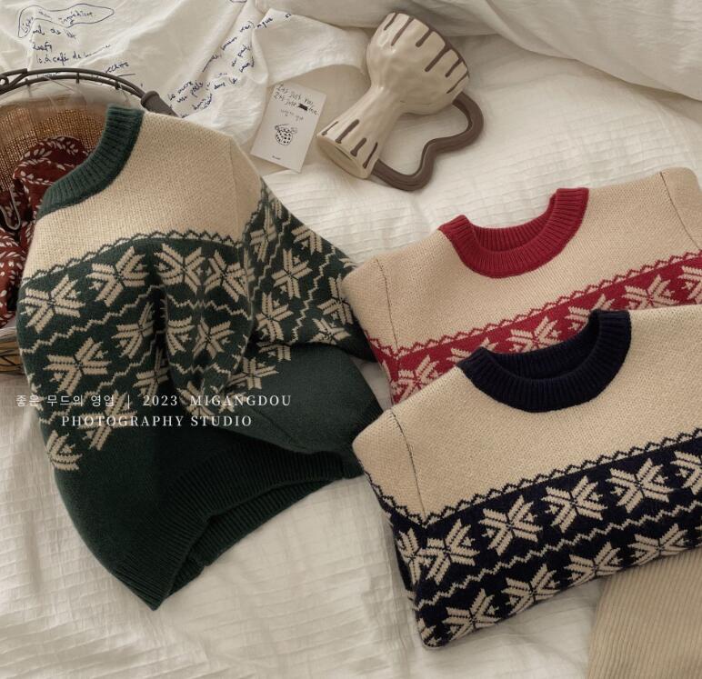 2023年冬★子供服　セーター　★90-140cm★3色