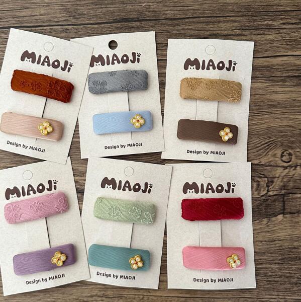 髪飾り★まとめ髪用★ヘアアクセサリー★子供用★キッズ★ヘアピン★2枚入り★多色