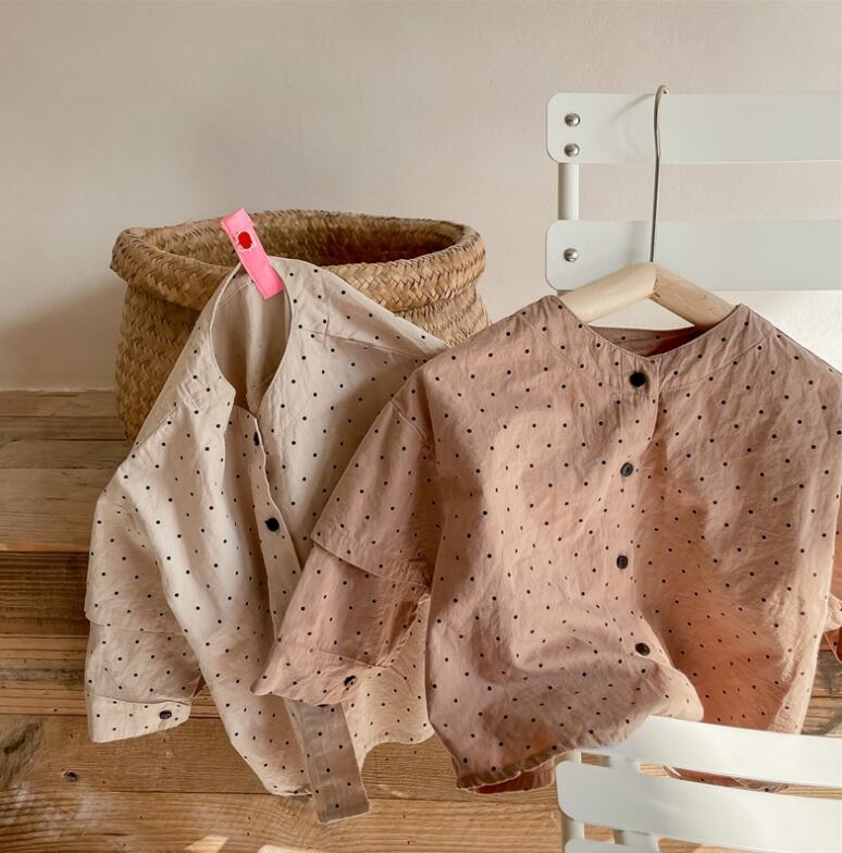 2023★春秋新作★韓国風子供服★シャツ★2色80-130CM