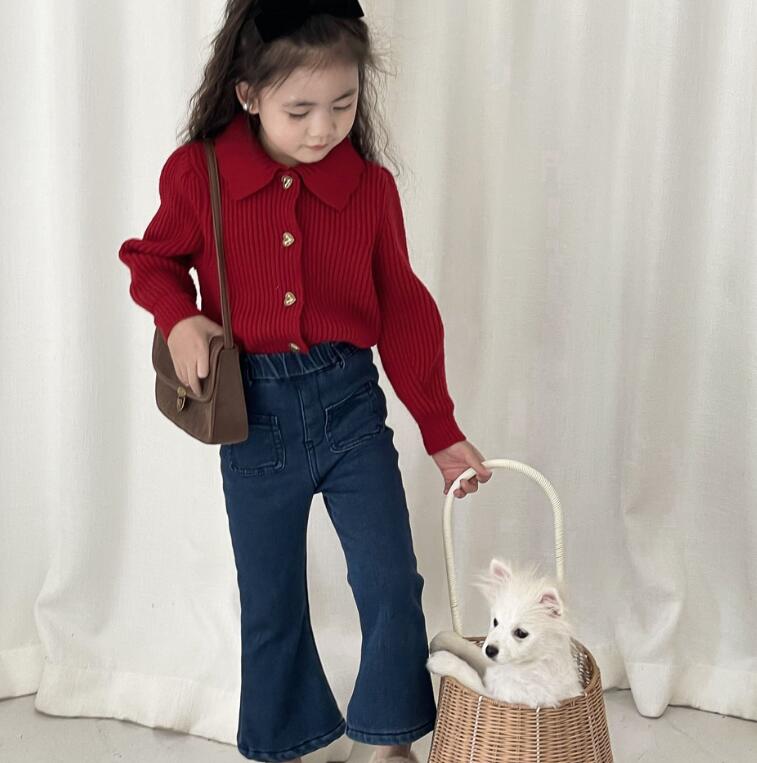 2023★秋冬新作★韓国風子供服★カーディガン★90-140CM