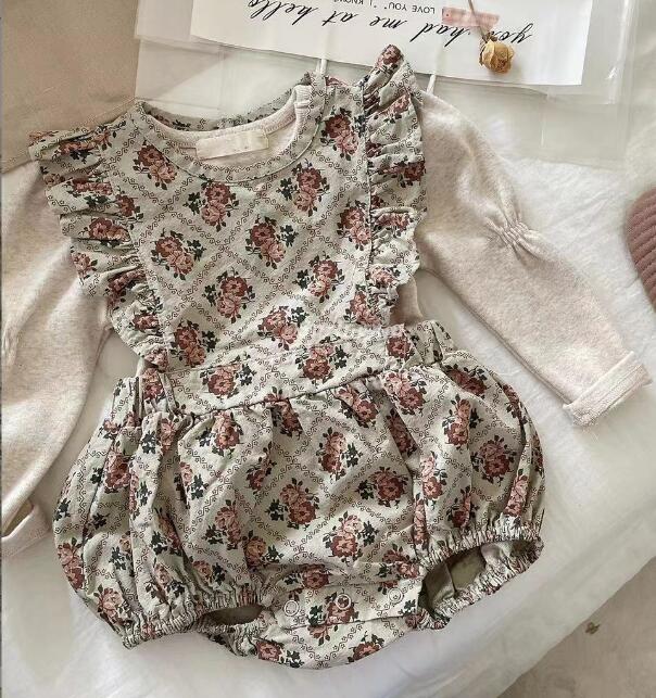 2023★春秋新作★韓国風ベビー服★トップス★サロペット★分けて販売★4色66-90CM