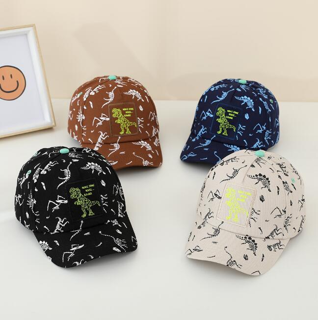 子供用★帽子★キャップ★キッズ★男女兼用★ダイナソー★カジュアル★4色