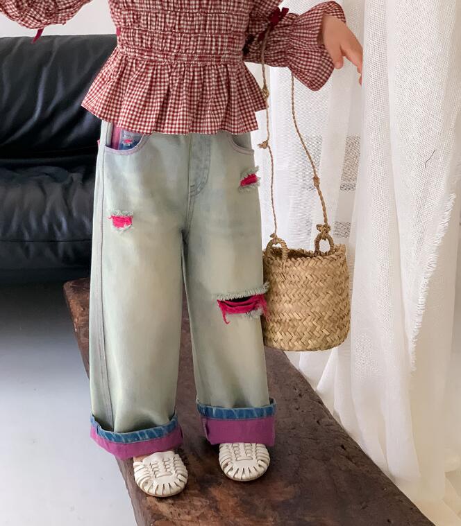 2024年春新★子供服　デニムズボン★80-140cm★