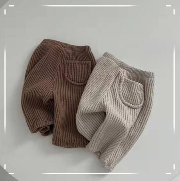 子供服★ズボン★ボトムス★韓国風子供服★無地★男女兼用★2色★73-100CM