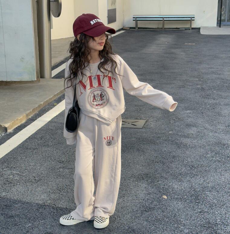 2024★春秋新作★韓国風子供服★トップス+ズボン2セット★2色120-170CM