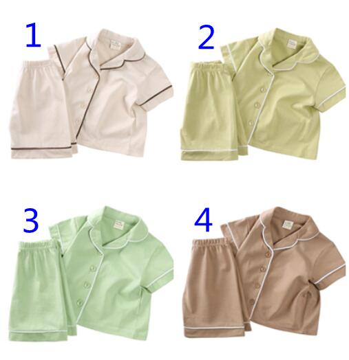 2024新品★子供服★パジャマ　半袖★セットアップ★部屋着★キッズ　男女兼用★カジュアル★4色80-120