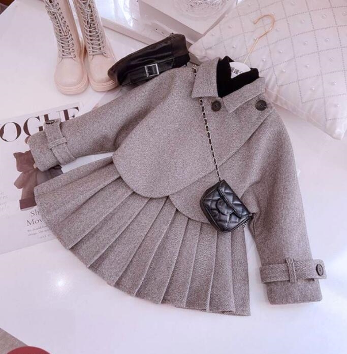 2024★春秋新作★韓国風子供服★トップス+スカート★セットアップ★90-140CM