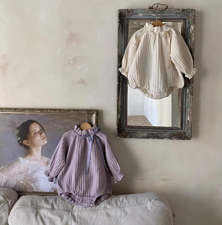 2024★春秋新作★韓国風ベビー服★ロンパース★2色66-90CM