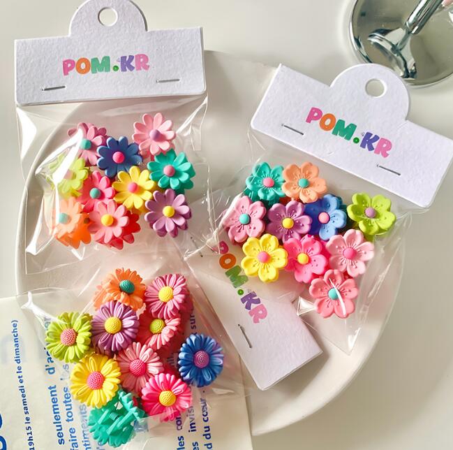 髪飾り★まとめ髪用★ヘアアクセサリー★子供用★10枚入り★ヘアピン★ヘアクリップ★多色