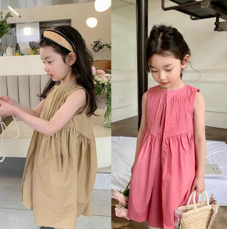 2024★春夏新作★韓国風子供服★ワンピース★2色7-15