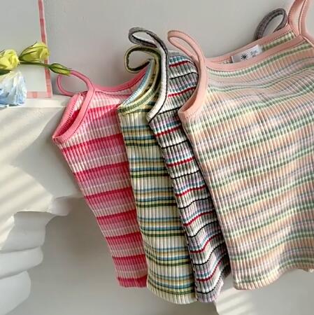 2024★春夏新作★韓国風子供服★トップス★ベスト★90-140