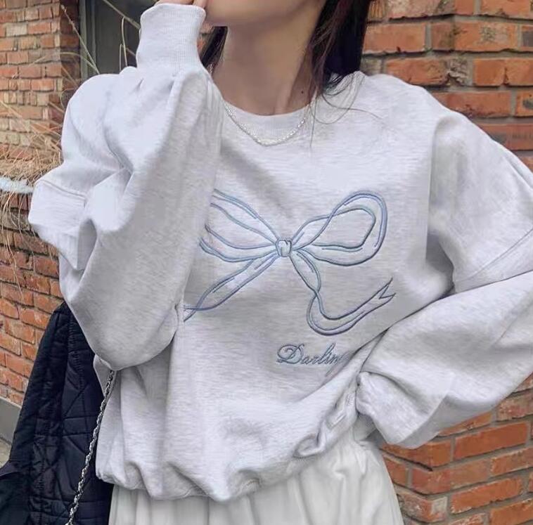 2024新型★レディース服　刺繍トップス★3色