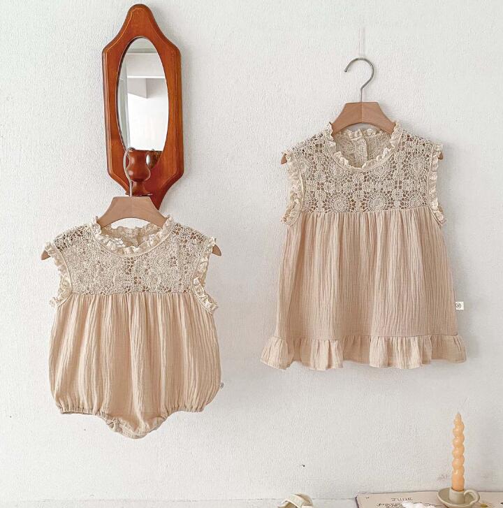 2024★春夏新作★韓国風子供服★ロンパース★ワンピース