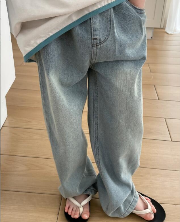 2024★春秋新作★韓国風子供服★ジーンズ★90-140CM