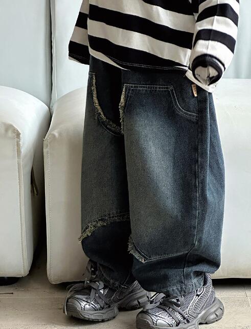 「2024」子供服★ボトムス★ジーンズ★ズボン★キッズ男の子★カジュアル★90-140CM