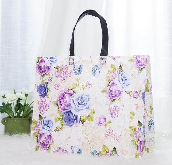 新作★業務用★包装資材★エコバッグ★不織布★花柄★ギフトバッグ★手提げバッグ★お買い物バッグ★