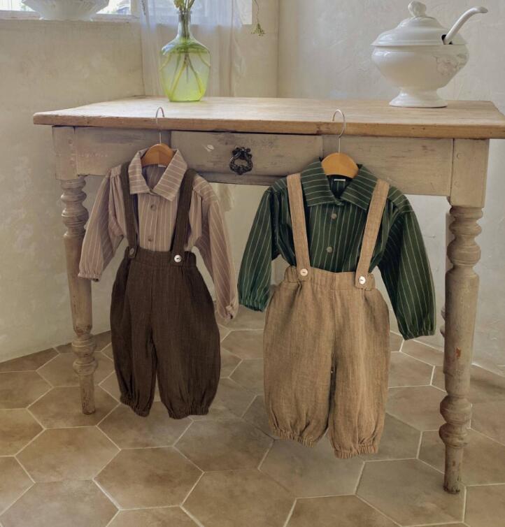 2024★春秋新作★韓国風ベビー服★シャツ★2色66-90CM