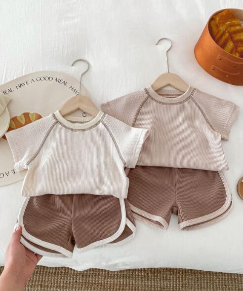 「2024」子供服★トップス+パンツ★セットアップ★ベビー★男女兼用★2色★66-100CM