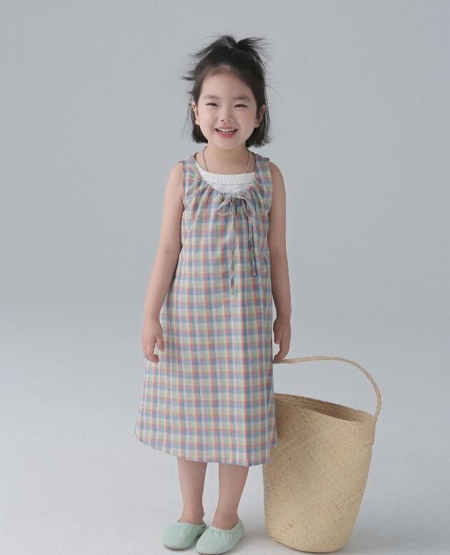 2024夏新品★子供服&親子服　ワンピース★90-150cm/ML★