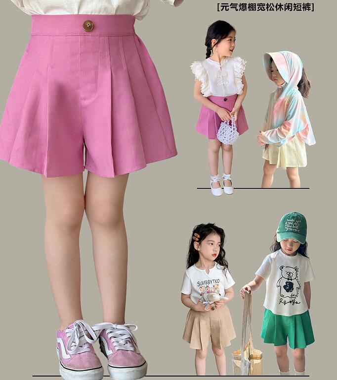 2024新夏★子供服　ショートズボン★90-160cm★5色