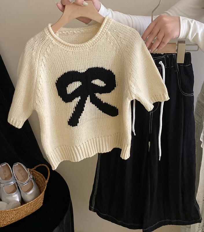 2024夏新品★子供服 　ニット&ズボン分けて販売★90-150cm★