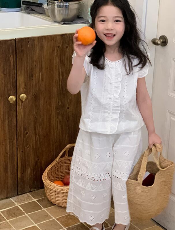 2024夏新品★子供服 　トップス+ズボン　セット★90-150cm★