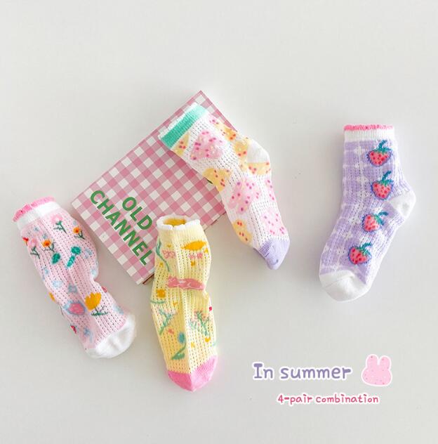 靴下★子供靴下★ソックス★ベビー★キッズ女の子★薄手★可愛い★S-XL
