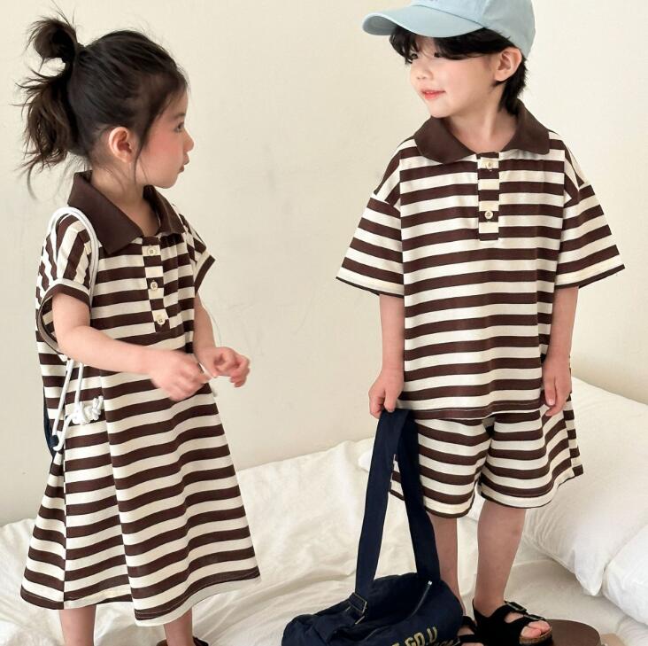 2024★春夏新作★韓国風子供服★ワンピース★トップス+ズボン★2色80-150CM