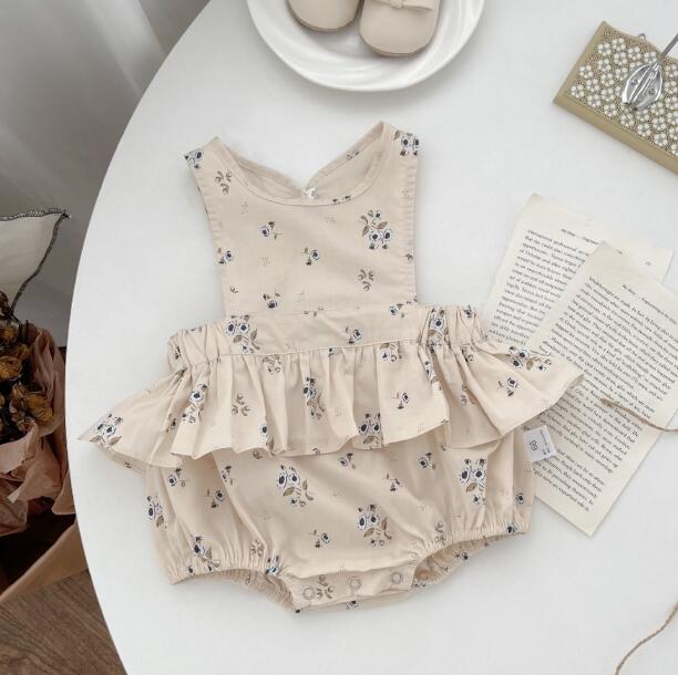 「2024」子供服★ロンパース★連体服★袖なし★韓国風子供服★ベビー★可愛い★66-90CM