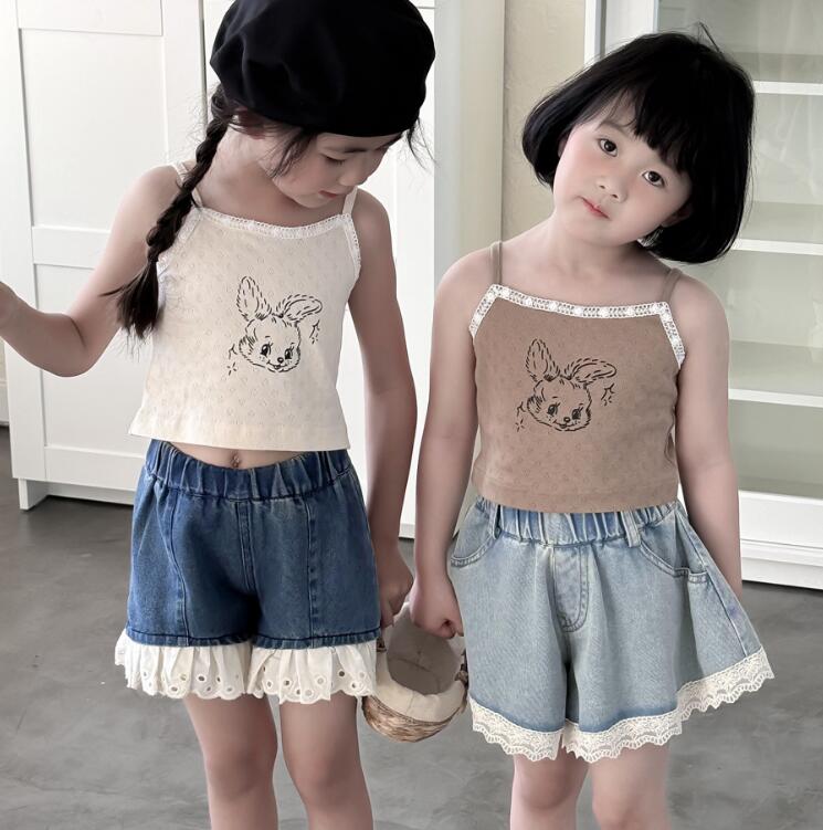 2024夏新品Y★子供服　トップス★90-150cm★2色